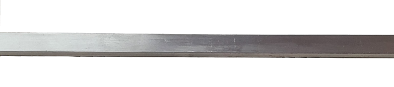 Perfil de alumínio Chato 1/8 x 1/2' (3 x 13mm)